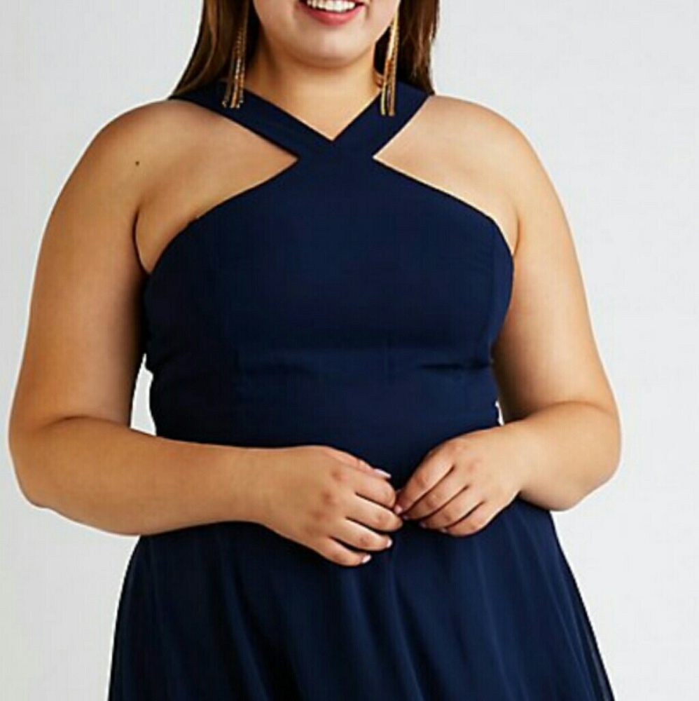 Navy blue Homecoming dress